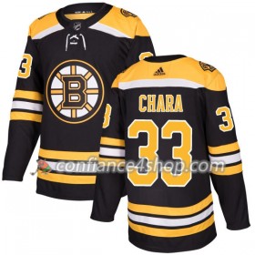Adidas Maillot de Hockey Boston Bruins Zdeno Chara 33 2017-2018 Noir Authentic - Homme